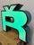 Large Vintage Illuminated Advertising Letter Ř, 1960s For Sale - Image 15 of 18