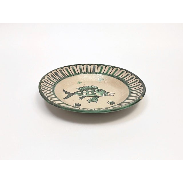 Ceramic Vietri Plates from Fabbrica Ceramica Avallone, 1930s, Set of 4 For Sale - Image 7 of 15