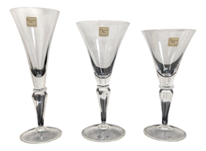 Crystal Goblet Set from Christian Dior, Set of 36