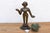 Antique Indian Cinnabar Bronze Apsara Statue For Sale - Image 11 of 11