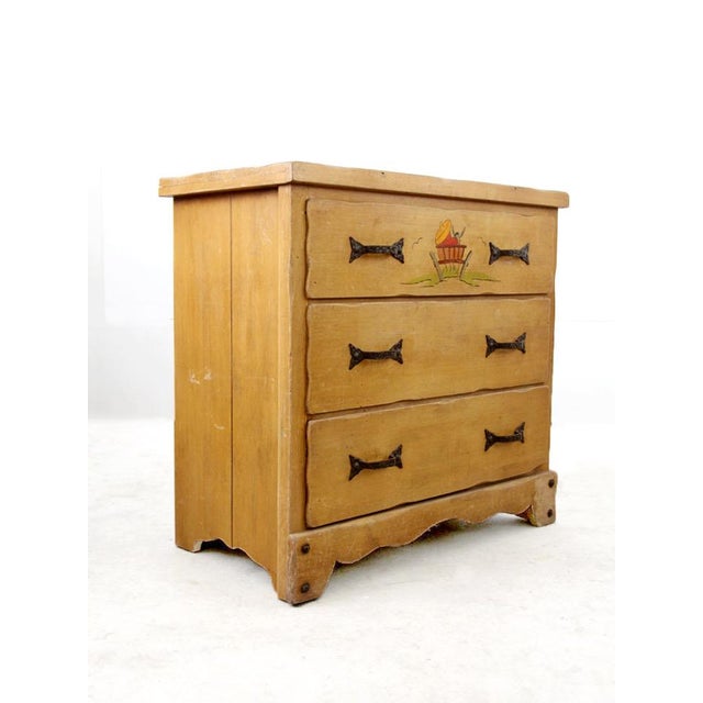 Wood Vintage Monterey Dresser For Sale - Image 7 of 9