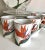 Contemporary 24 Pieces - 1980's Birds of Paradise Mug and Plate Set For Sale - Image 3 of 6