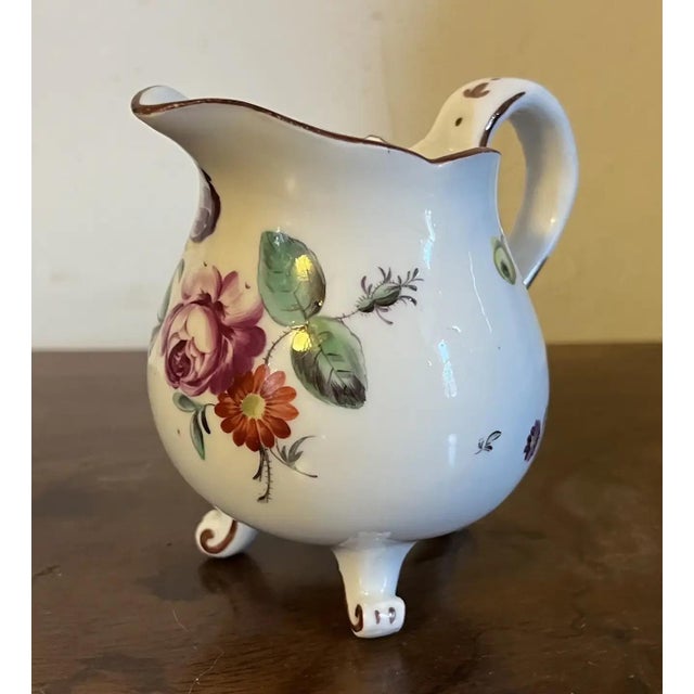Neoclassical Antique 18th Century German Frankenthal Porcelain Cream Jug by Carl Theodor, Circa 1771 For Sale - Image 3 of 13