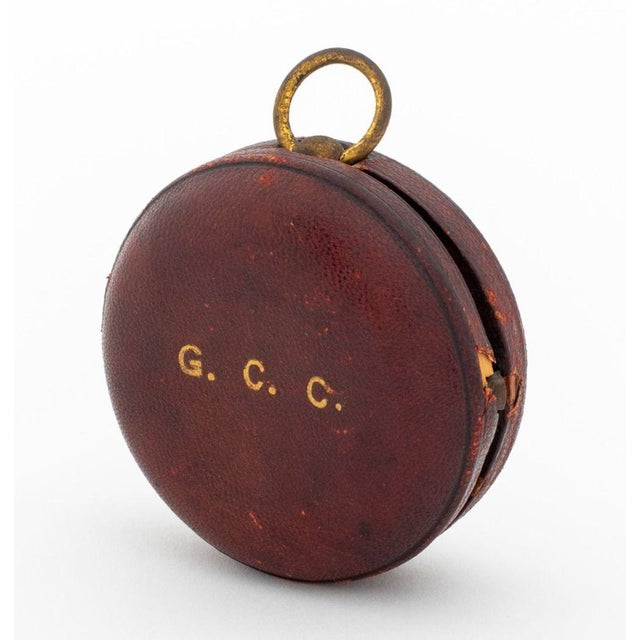 Negretti and Zambra Brass Pocket Barometer, early 20th century, with silvered clock face, marked "Negretti & Zambra /...