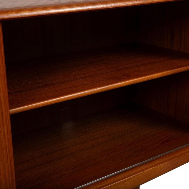 Mid-Century Brown Wooden Sideboard For Sale - Image 9 of 18