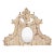 Antique Architectural Overdoor Mirror, Italy, C. 1800 For Sale