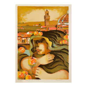 Jorge Dumas Memory of Florence Lithograph