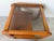 1970s Mid-Century Modern Lou Hodges Oak & Smoked Glass Top Side Table For Sale In Miami - Image 6 of 12