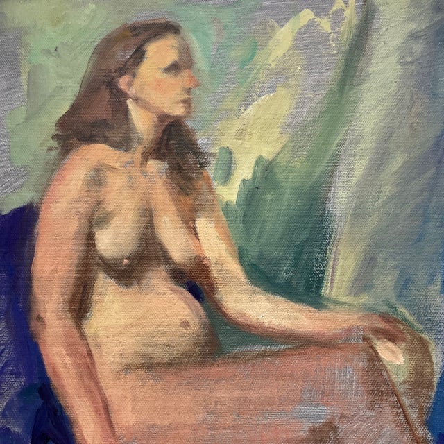 Original 11 x 11 (approximately) on unstretched canvas unsigned unframed Check out my shop, .ROBINS EGG GALLERY, for more!!