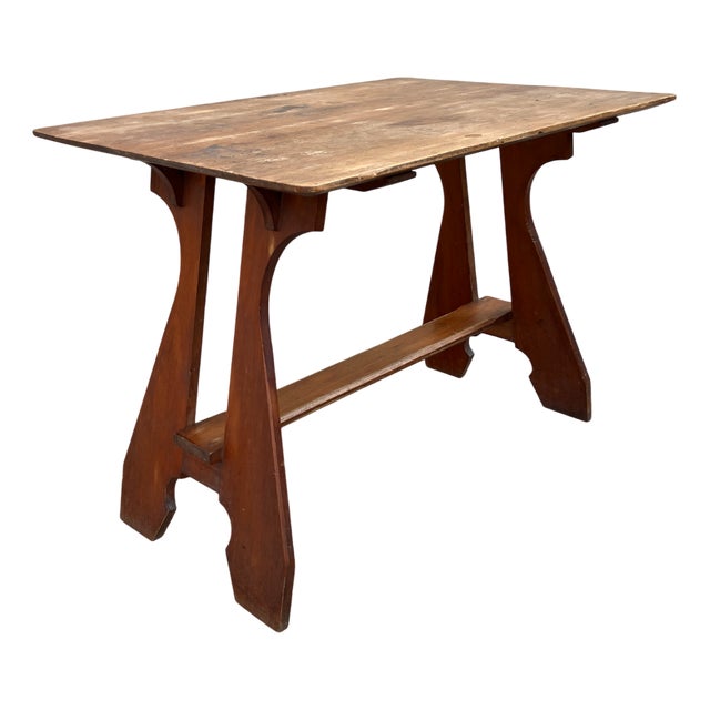 Arts & Crafts English Console Table For Sale