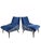 Kroehler Mid 20th Century Slipper Chairs by Kroehler With Walnut Base, Newly Reupholstered – Pair For Sale - Image 4 of 7
