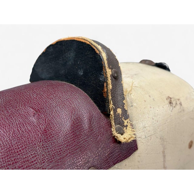 Victorian, Painted Wood, Primitive Rocking Horse, Usa, 19th C. For Sale - Image 12 of 13