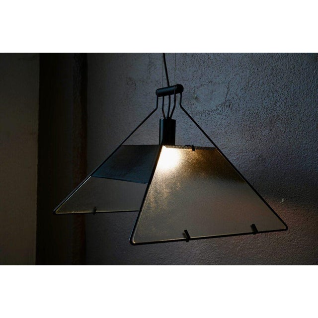 Trapezio Pendant Lamp by Salvati & Tresoldi for Luci, 1980s For Sale - Image 17 of 18
