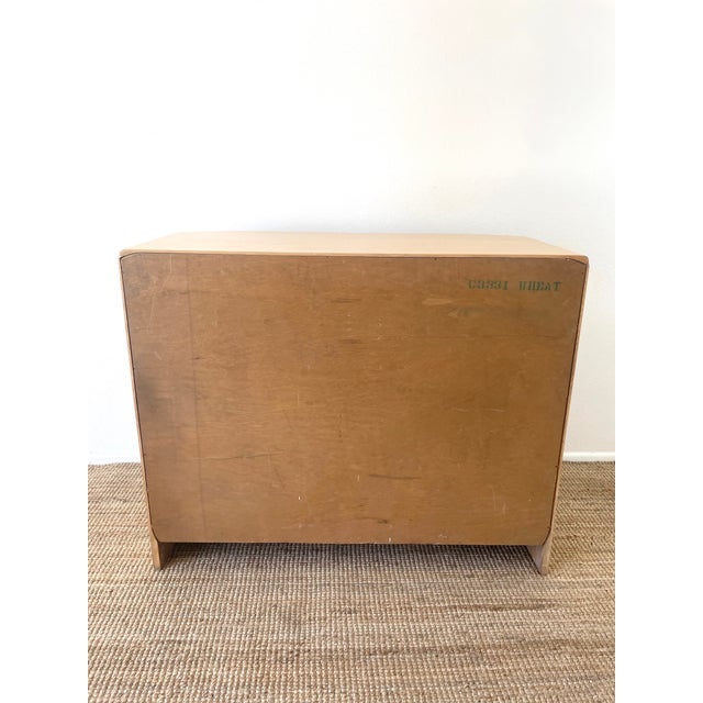 Vintage Mid-Century Modern Heywood Wakefield 4 Drawer Airflow Dresser For Sale - Image 16 of 16