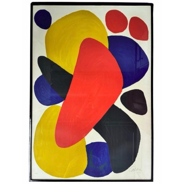 Alexander Calder “Boomerang” Lithograph, Signed and Numbered (1974) Original color lithograph titled Boomerang by renowned...