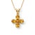 Citrine Floral Pendant Necklace This elegant pendant necklace showcases the radiant beauty of citrine gemstones, arranged...