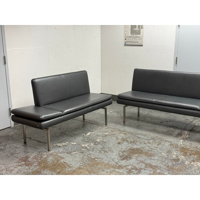 Animal Skin Koinor Sofas for Friends Sofas, Pair For Sale - Image 7 of 12