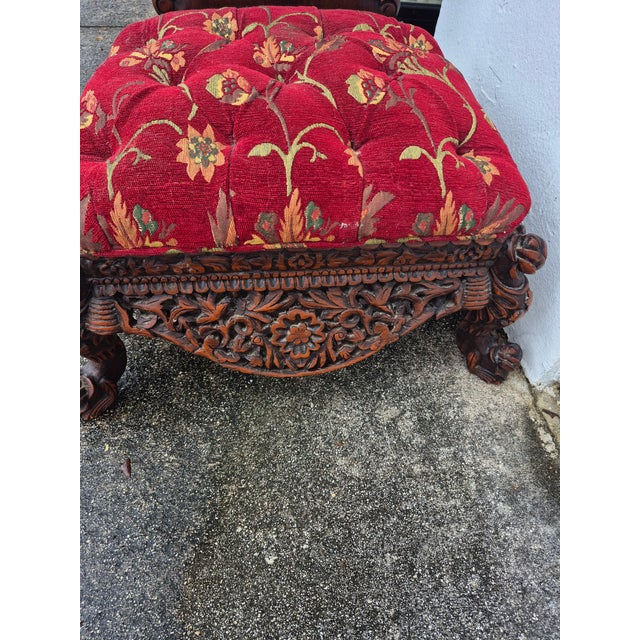 Antique Anglo Indian Low Meditation Chair For Sale - Image 9 of 10