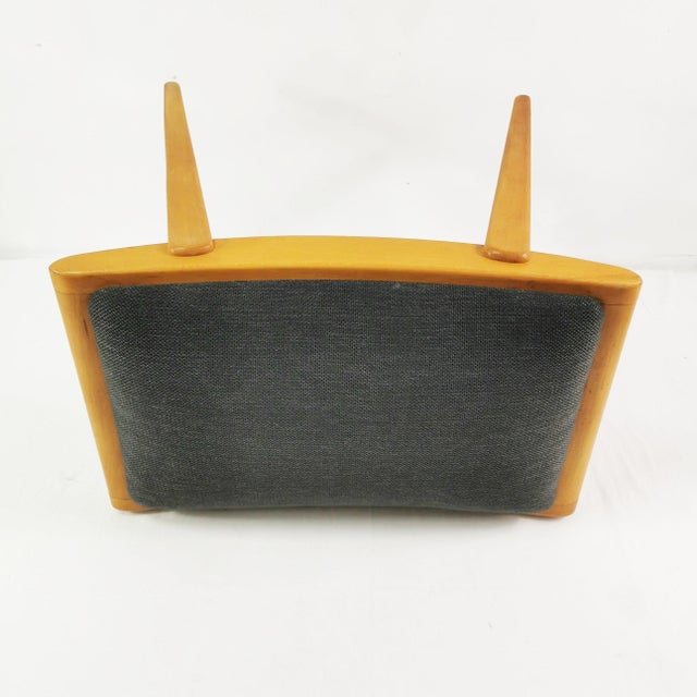 Wood Vintage German Stool from Casal, 1960s For Sale - Image 7 of 13