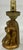 Art Deco Vintage Art Deco Chalk Ware Sculptural Lamp. For Sale - Image 3 of 12