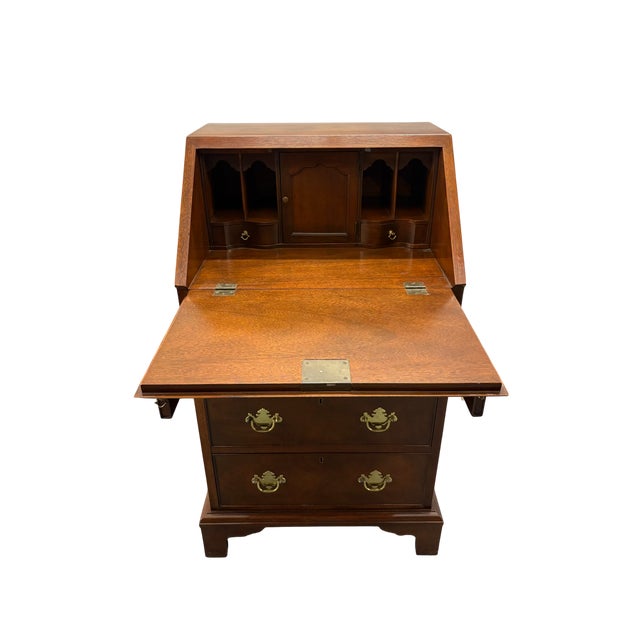 Late 20th Century Baker Furniture Historic Charleston Collection Secretary Desk For Sale In Indianapolis - Image 6 of 16