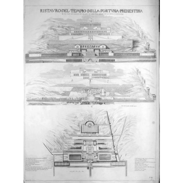 Ristauro del Tempio della Fortuna Prenestina. From the collection “Le antichità de’ contorni di Roma (\.)” a Virtuous...