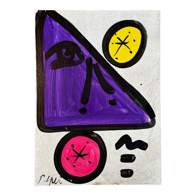 Mirovian Style Original Peter Keil Painting For Sale