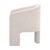 Transitional Essentials for Living Hall Cream Fabric Armchair For Sale - Image 3 of 9