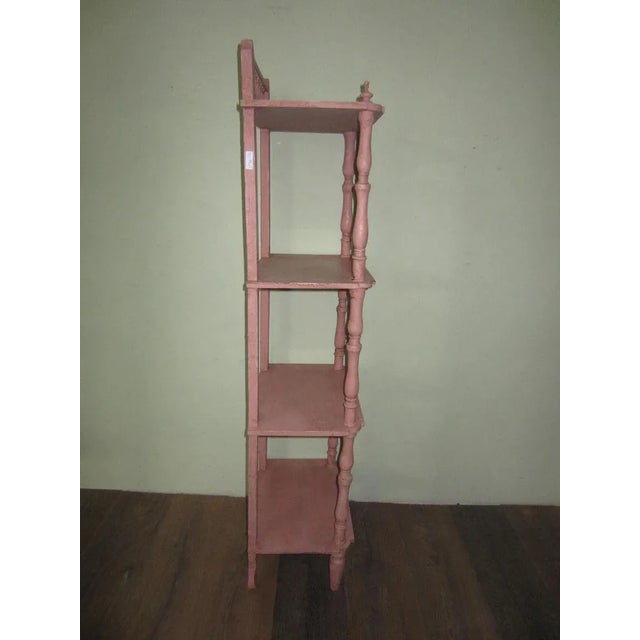 Vintage Open Bookcase For Sale - Image 3 of 5