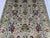 Sultani Pomegranate Floral Wool Rug in Gray, Teal and Burgundy, 5' X 6'9" For Sale - Image 6 of 15