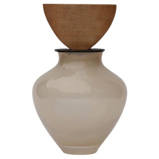 Ohana Stacking Beige and Oodle Vase by Pia Wüstenberg For Sale