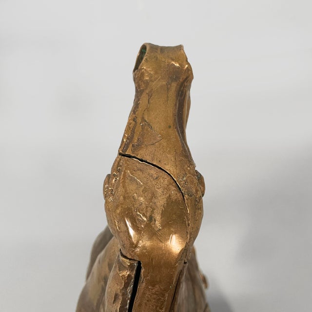 Metal Bruno Cassinari and Miguel Berrocal, Italian Modern Sculpture of Horse, 1973, Bronze For Sale - Image 7 of 18