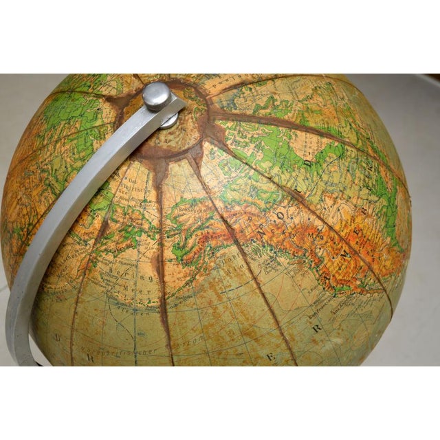 Mid-Century Modern Large Vintage Floor Standing Globe, 1960s For Sale - Image 3 of 12