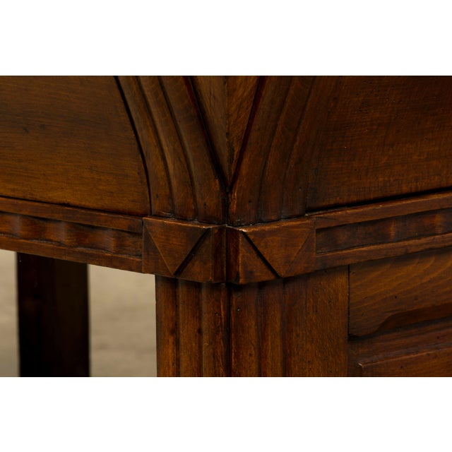 1920s French Art Deco Butcher Block Table, Beech Wood, Provence For Sale - Image 14 of 18