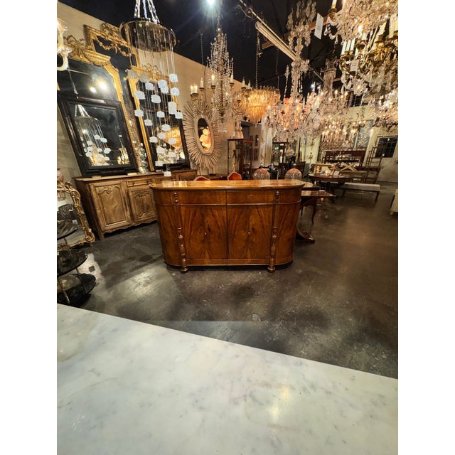 Traditional 19th C. Italian Walnut Buffet For Sale - Image 3 of 10