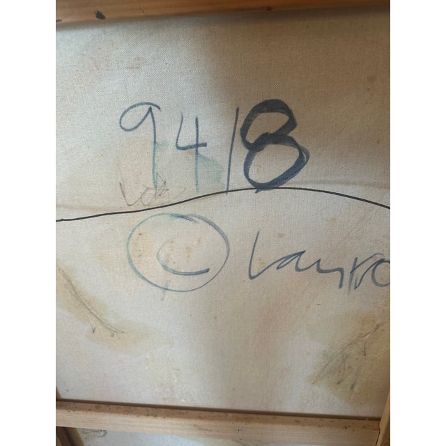 Roberto Lauro Framed Oil Painting For Sale - Image 9 of 10