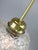 Goldenrod Mid-Century Italian Glass and Brass Pendant Lamp, 1960s For Sale - Image 8 of 13