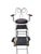 Antique Shoeshine Barbers Chair Twisted Wrought Iron Ice Cream Parlor Armchair For Sale - Image 10 of 18