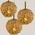 1970s Vintage German Bubbled Glass and Brass Pendant by Helena Tynell, 1970 For Sale - Image 5 of 15
