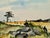 Rustic Henry Emil Salloch Original Watercolor on Paper Chebogue Point, Ns, Canada. 1953. For Sale - Image 3 of 7