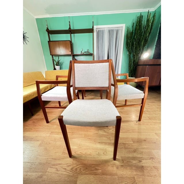 1960s Svegards Markaryd Set of 4 Swedish Teak Dining Chairs For Sale In Charlotte - Image 6 of 12