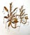 Mid Century Italian Gold Gilt Tole & Crystal Wall Sconces — Hollywood Regency / Italian Florentine Style For Sale In Houston - Image 6 of 11