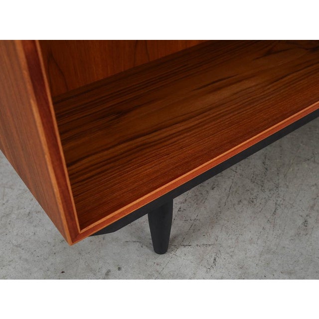 Vintage Danish Teak Bookcase, 1970s For Sale - Image 9 of 13
