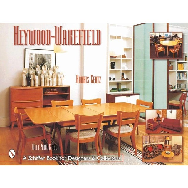 1950s Mid-Century Modern Secretary Desk Bookcase Cabinet by Heywood-Wakefield For Sale - Image 12 of 13