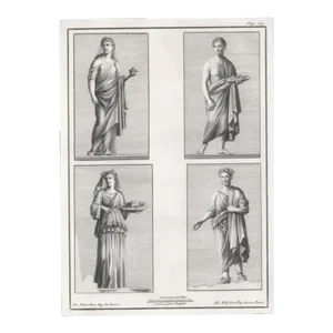 1760 Classical & Mythological Figures Engraving