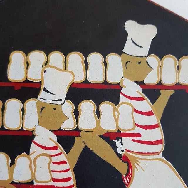 Mid-Century Dutch Bread Board from Leka For Sale - Image 5 of 6