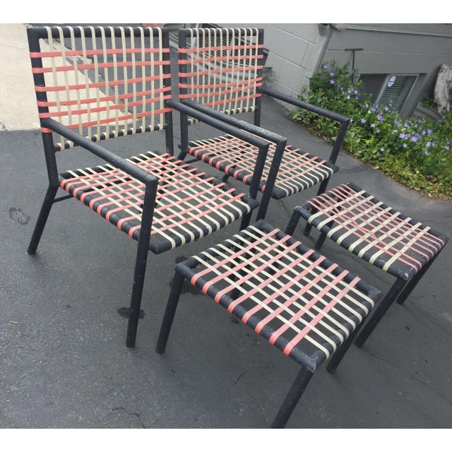 Vintage Patio Set 4 Pieces Chairish
