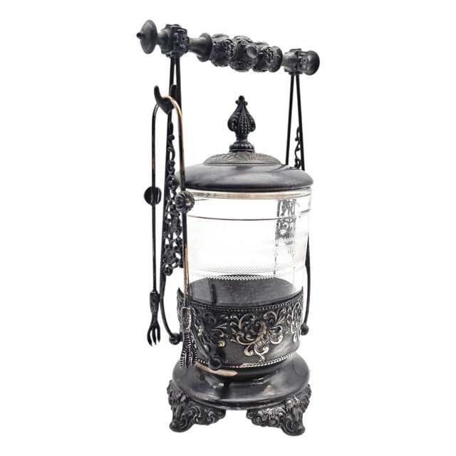 Early 20th Century Forbes Quadruple Plate Pickle Castor No. 256 9.5" For Sale - Image 4 of 18