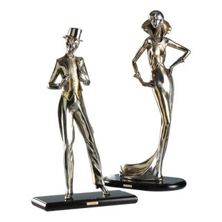 Two Sculptures by Amilcare Santini, Set of 2 For Sale
