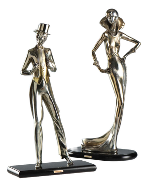 Two Sculptures by Amilcare Santini, Set of 2